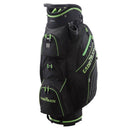 Caddymatic Golf Deluxe 14-Way Trolley Bag (Black/Green)