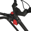 Caddymatic X-Lite One-Click Folding Golf Trolley – Black/Red