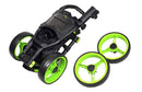 Caddytek Explorer 4-Wheel Golf Push Cart – Lime