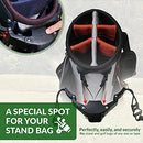 Caddytek Lightweight 3-Wheel Golf Push Cart – Silver