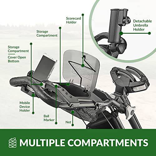 Caddytek CaddyLite EZ Version 8 3 Wheel Golf Push Cart - Foldable Collapsible Lightweight Pushcart with Foot Brake - Easy to Open & Close, lime, one size