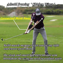 Golf Swing Trainer Aid Golf Smart Ball Golf Impact Ball Smart Assist Practice Ball Teaching Posture Correction Training Aids with Adjustable Intelligent Arm Motion Guide, Golf Gifts for Men Women