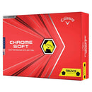 Callaway Golf Chrome Soft Golf Balls 2020, Truvis Yellow/Black