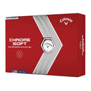 Callaway Golf Chrome Soft Golf Balls (2022 edition), White, 12 Balls
