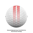 Callaway Golf ERC Soft FADE Golf Ball 2023, White + Alignment Aid