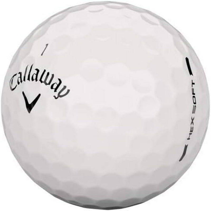 Callaway Golf Hex Soft Golf Balls 2019, White, One Dozen