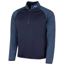 Callaway Golf Mens Long Sleeve 1/4 Zip Waffle Sweater - Peacoat