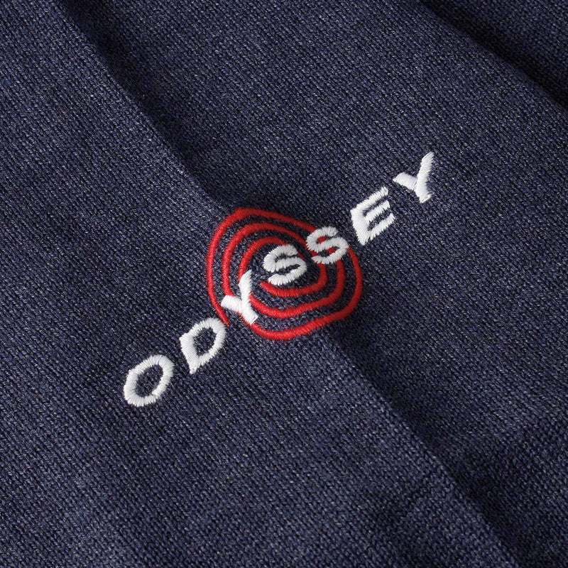 Callaway Golf Mens Odyssey LS V-Neck Sweater - Navy Heather