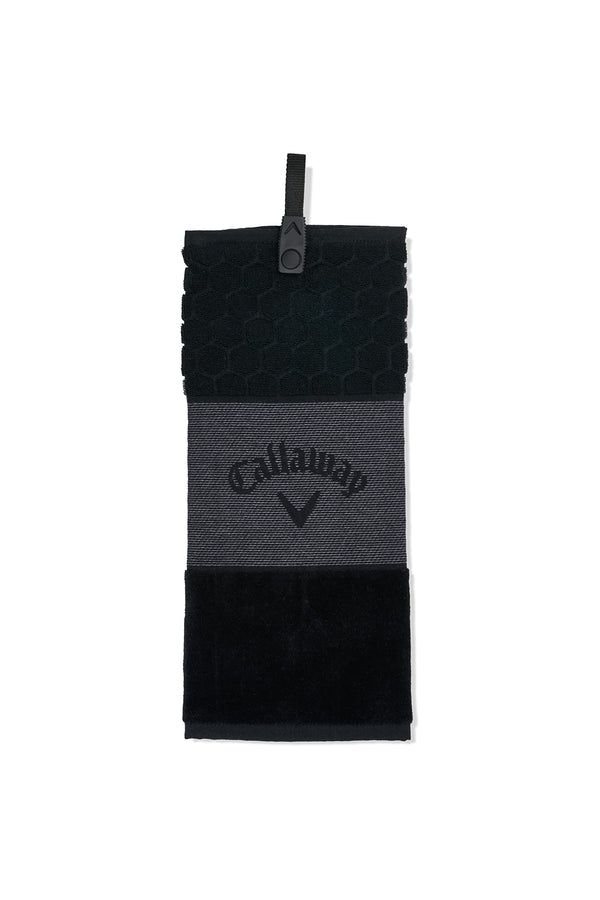 Callaway Golf Tri Fold Towel 2023, Black