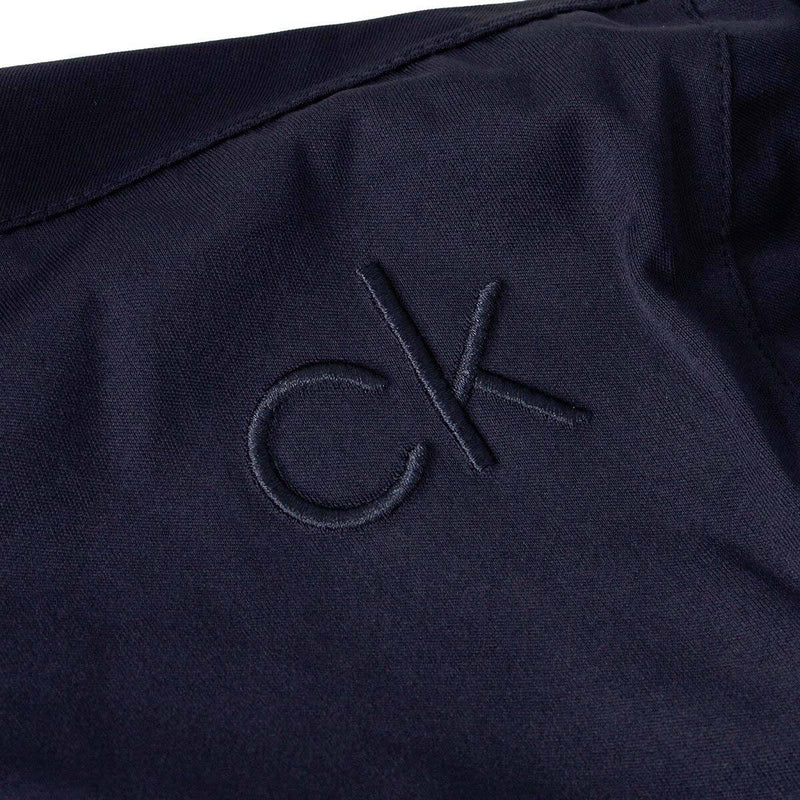 Calvin Klein Mens Waterproof Half Zip Jacket - Navy/Red