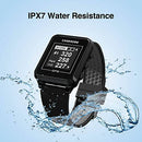 CANMORE GPS Golf Watch – Black/Turquoise Strap