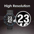 CANMORE TW410G Golf GPS Watch with Step Tracking - 41,000+ Free Worldwide Golf Courses Preloaded - Minimalist & User Friendly (Blue)