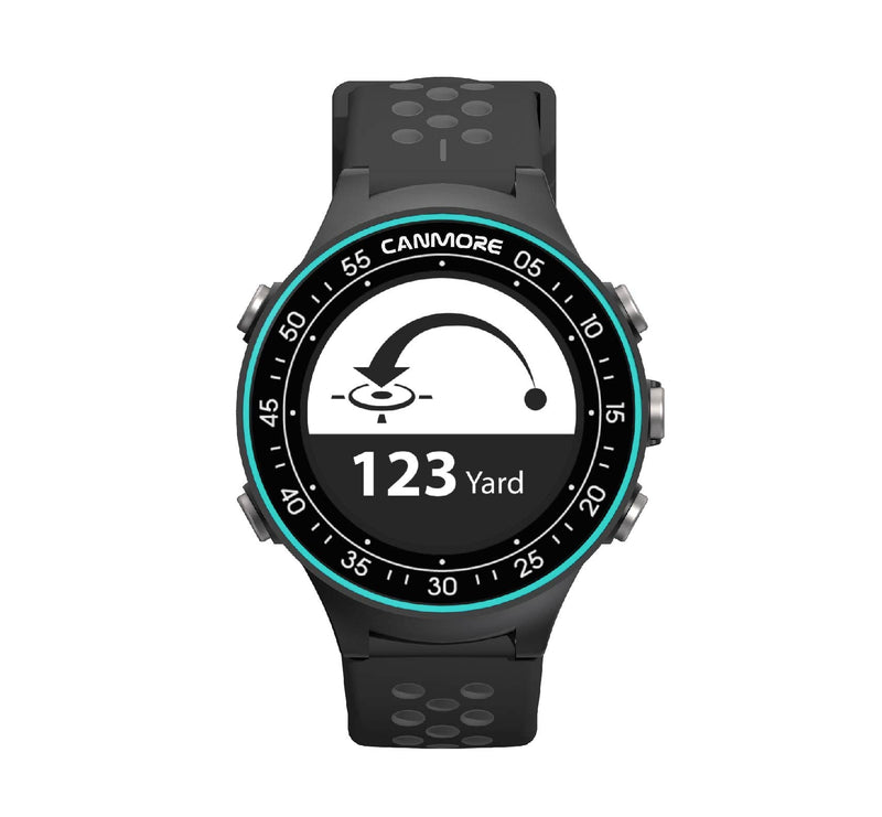 CANMORE TW411 Golf GPS Watch with Fitness Tracker, 41,000+ Free Preloaded Worldwide Course, Upgraded IC Chip, Turquoise