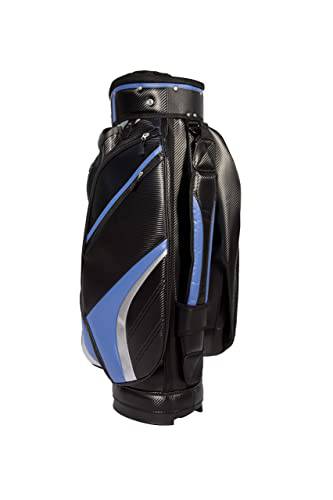 Motor Caddy Golf Cart Bag Bag Waterproof Material And Dry Pocket - Black/Blue