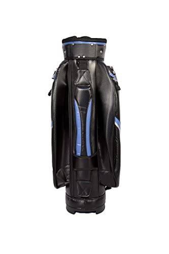 Motor Caddy Golf Cart Bag Bag Waterproof Material And Dry Pocket - Black/Blue