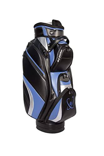 Motor Caddy Golf Cart Bag Bag Waterproof Material And Dry Pocket - Black/Blue