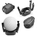 Cettkowns 6-Pack Golf Ball Pick Up Tool Saver Putter Grip Retriever Mini Foldable Plastic Claw Grabber Sucker Golf Accessories, Black