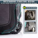 Champkey Padded Golf Travel Bag with Wheels – Black