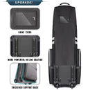 Champkey Padded Golf Travel Bag with Wheels – Black