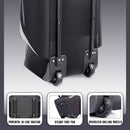 CHAMPKEY Padded Golf Travel Bag with Support Rod – Black