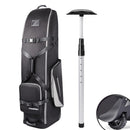 CHAMPKEY Padded Golf Travel Bag with Support Rod – Black