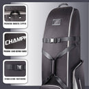 CHAMPKEY Padded Golf Travel Bag with Support Rod – Black