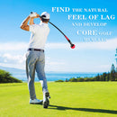 CHAMPKEY Golf Swing Trainer - Tempo & Flexibility Training Aids Warm-Up Stick Ideal for Golf Indoor & Outdoor Practice (Red, 48 Inches)