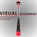 CHAMPKEY Golf Swing Trainer - Tempo & Flexibility Training Aids Warm-Up Stick Ideal for Golf Indoor & Outdoor Practice (Red, 48 Inches)