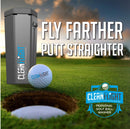 Clean Flight Premium Golf Ball Washer - Portable Cleaner for Golf Bag or Cart - Best Golf Accessories Gifts for Men & Women. (1 PACK)