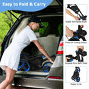 COSTWAY 3-Wheel Folding Golf Trolley – Blue