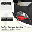 COSTWAY 4-Wheel Folding Golf Trolley – Grey