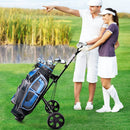COSTWAY Lightweight Folding Golf Trolley – Black