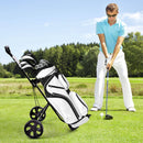 COSTWAY Lightweight Folding Golf Trolley – Black
