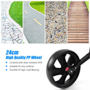 COSTWAY Lightweight Folding Golf Trolley – Black