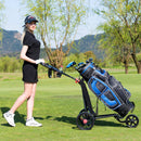 COSTWAY 3-Wheel Folding Golf Cart – Lightweight & Compact