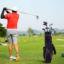 Costway Lightweight Golf Stand Bag – 8-Way Top & Rain Hood