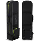 COSTWAY Soft-Sided Golf Travel Bag with Wheels & Lock