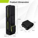 COSTWAY Soft-Sided Golf Travel Bag with Wheels & Lock