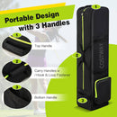 COSTWAY Soft-Sided Golf Travel Bag with Wheels & Lock