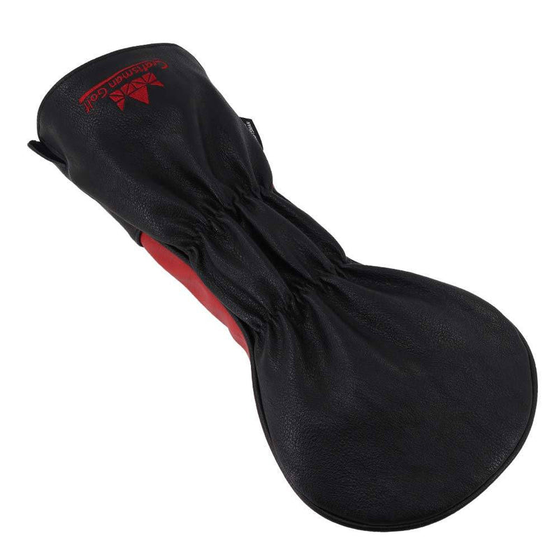 Craftsman Golf Bomb Red & Black Driver Headcover PU Leather Golf Clubs Head Covers (Driver Cover