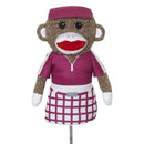 Creative Covers for Golf Driver HeadCover. Sock Monkey Girl.