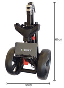 Cruiser Golf Compact 2-Wheel Folding Trolley – Black