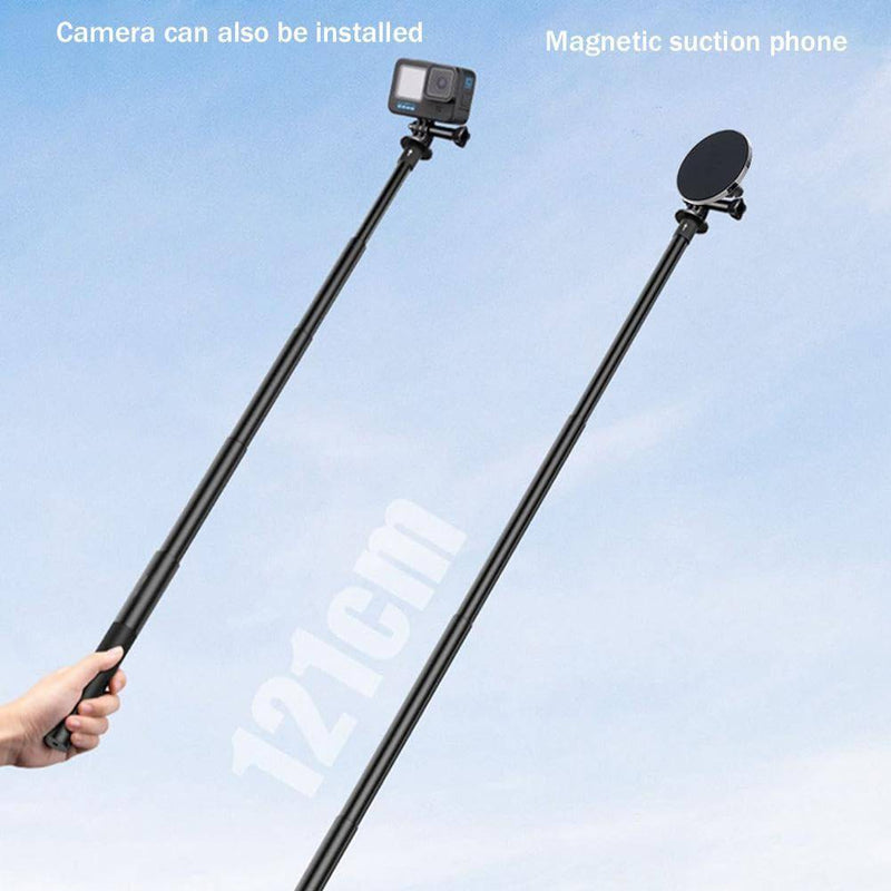 Golf Monopod Selfie Stick,Golf Swing Analyzer Phone Holder,Adjustable Tripod with Spike Stake Golf Accessories,Portable Phone Camera Spike Stake for Recording Your Golf Swing