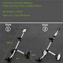 CuteHairy Lightweight 2-Wheel Folding Golf Push Cart – Aluminium Frame