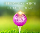 CybGene Golf Gifts for Women Unique, Personalised Coloured Golf Balls, Cool Accessories for Golfers, Golf Lovers, for Birthday and Christmas