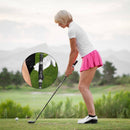 DALAETUS 2 Pcs Golf Grip Training Aids, Golf Swing Trainer Grip, Arm Band Swing Posture Correction Practice Alignment Golf Assistant for Golf Beginner Men Women Kids(Blue&Grey)