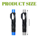 DALAETUS 2 Pcs Golf Grip Training Aids, Golf Swing Trainer Grip, Arm Band Swing Posture Correction Practice Alignment Golf Assistant for Golf Beginner Men Women Kids(Blue&Grey)