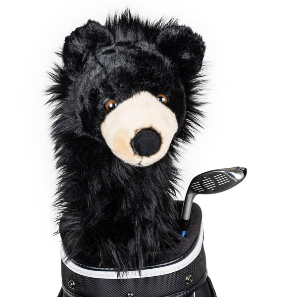 Daphne's Bear Driver/Fairway Wood Head Cover - Black