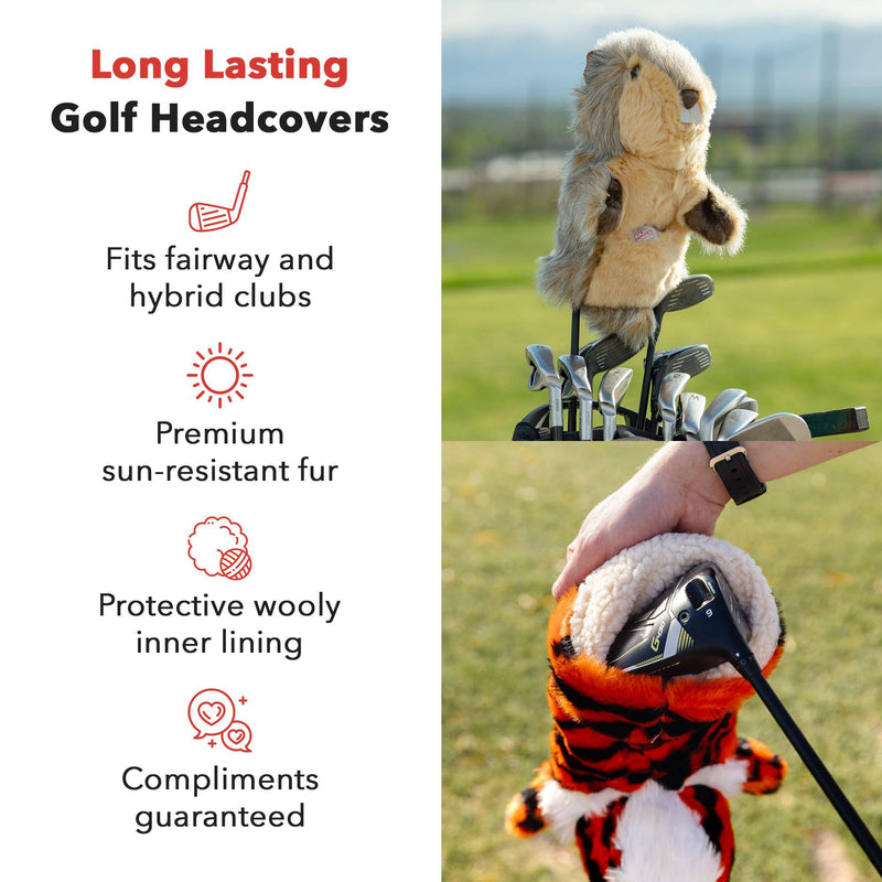 Daphne's Headcovers Flamingo Hybrid, Grey-Green-White