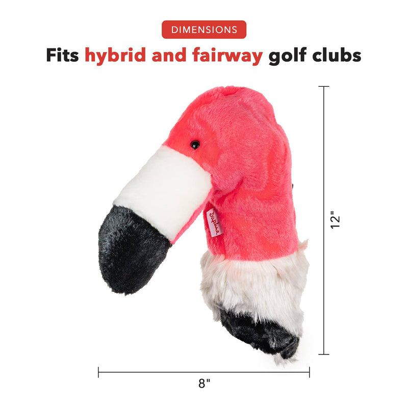 Daphne's Headcovers Flamingo Hybrid, Grey-Green-White